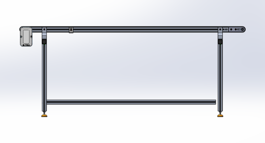 齿形同步带左边驱动皮带线 Solidworks18设计缩略图